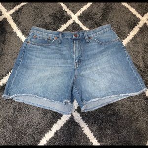 Madewell High-Rise Denim Shorts Size 32